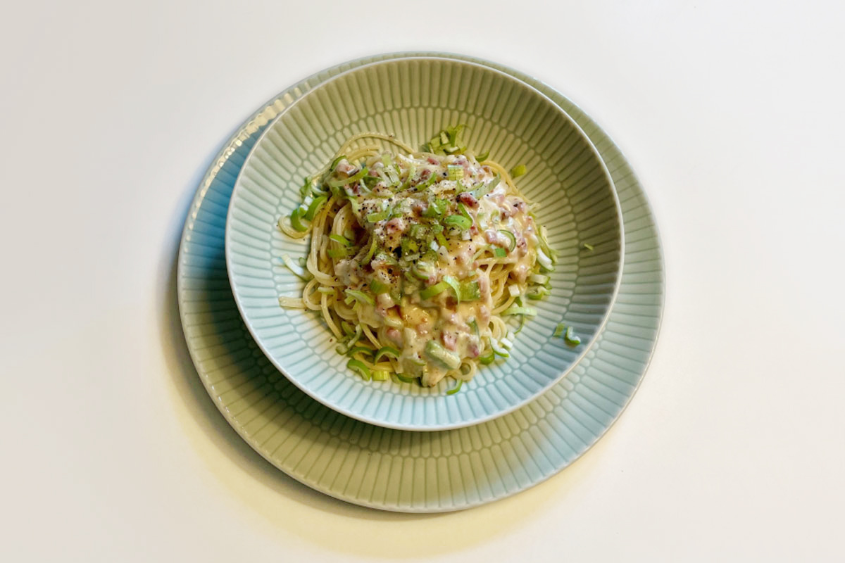Spaghetti Carbonara auf Seltmann Weiden Amina