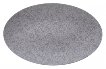 Life Elegant Grey - Servierplatte oval 40x26cm.