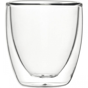 ILIOS 1x Trinkglas doppelwandig (0,09 l)