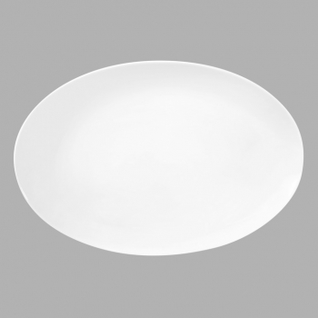 Liberty weiß uni - Servierplatte oval 31,5x21,0cm