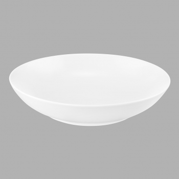Liberty weiß uni - Suppenteller rund 21cm