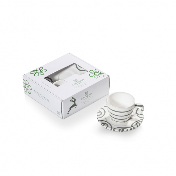 Graugeflammt - Espresso Set 2tlg im Geschenkkarton