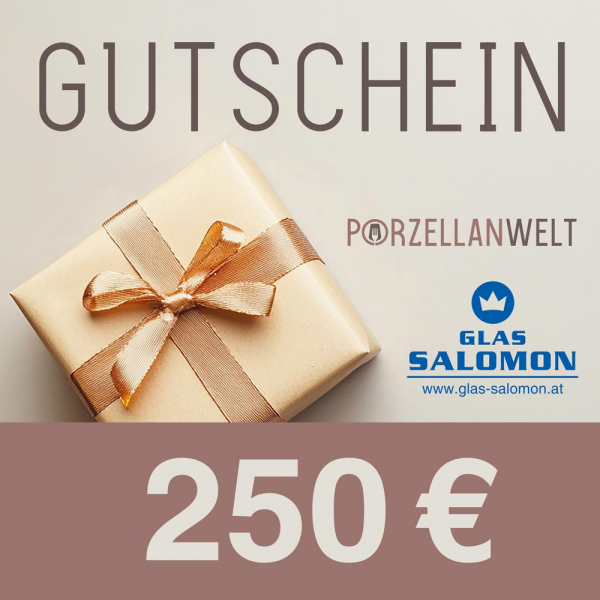 250 € Geschenk-Gutschein