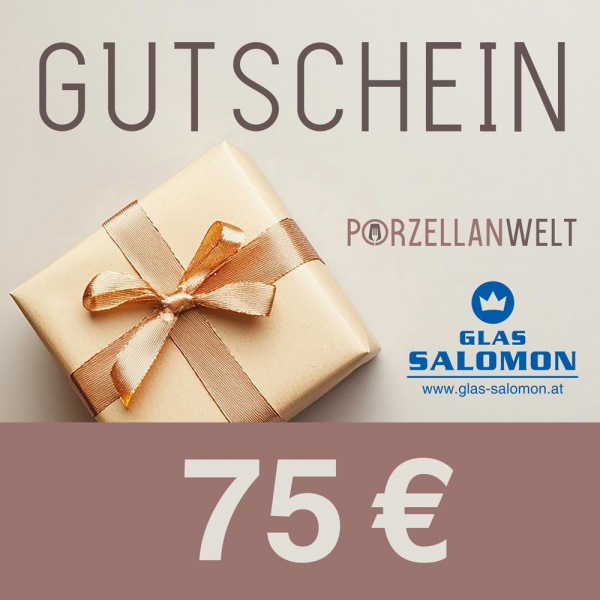 75 € Geschenk-Gutschein