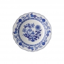 Zwiebelmuster blau - Suppenteller 23cm Fahne